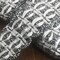 1" Gunmetal & Silver Metallic Lace Gimp Trim – Pull-Through Threading Decorative Upholstery Braid